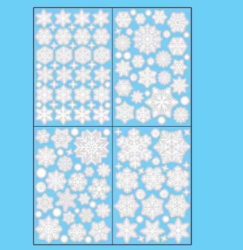 Лепенки стикери Коледа