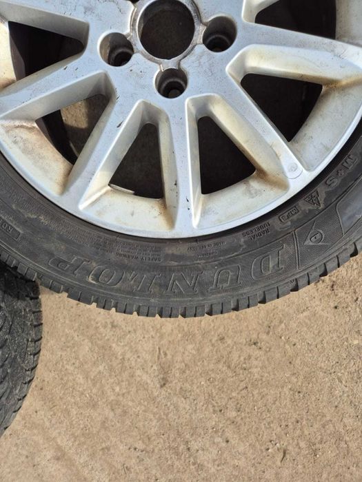 Set jante aliaj cu anvelope 225/55/R16 M+S 5x112 AUDI A4 B8