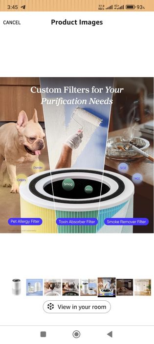 Лучший очиститель воздуха из США! LEVOIT CORE 300-P до 100м2