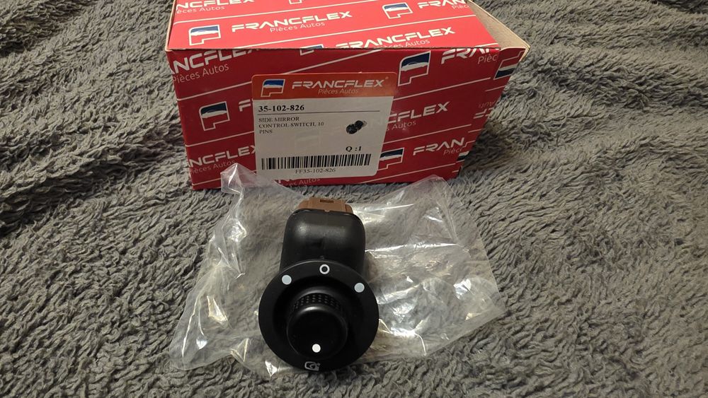 Бутон огледала с прибшране за Renult