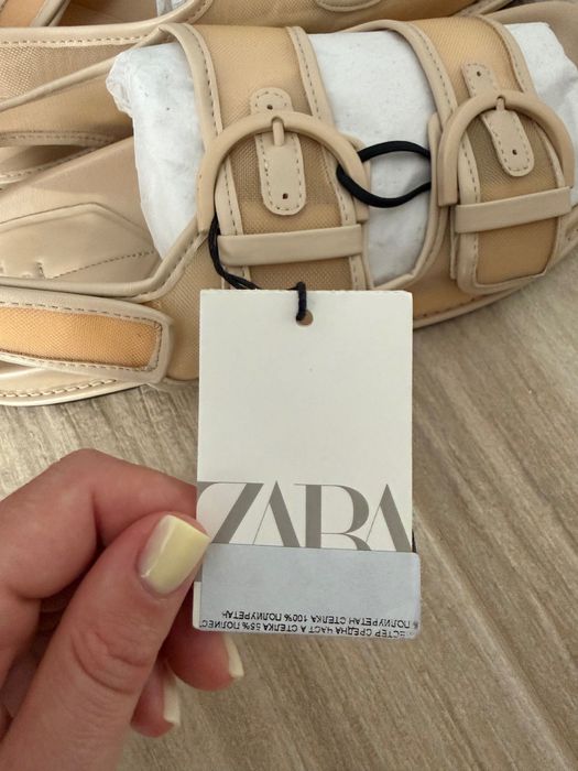 Дамски летни сандали ZARA