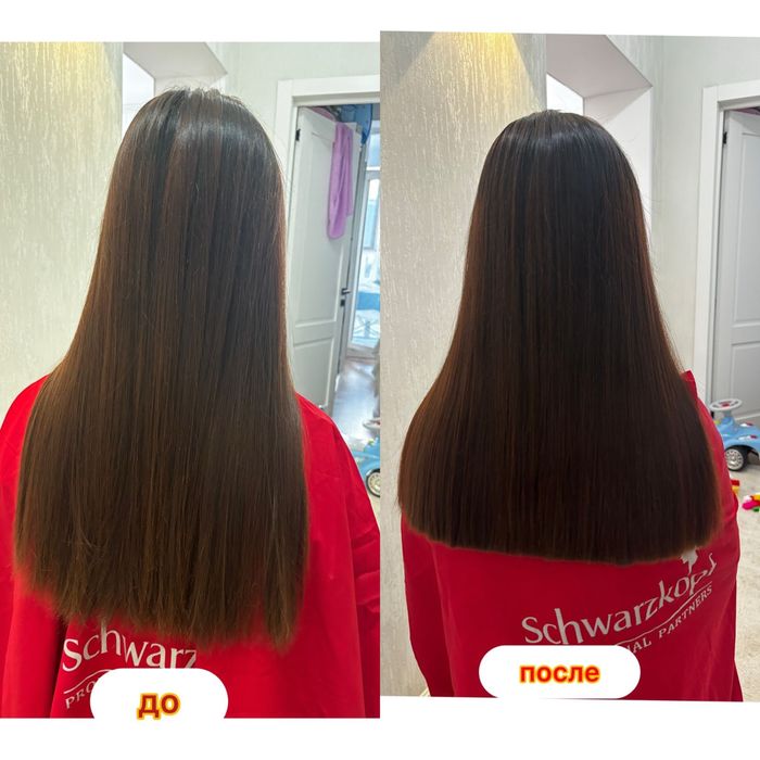 Полировка волос без химии