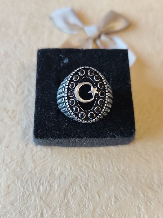 Сребърен пръстен 22мм