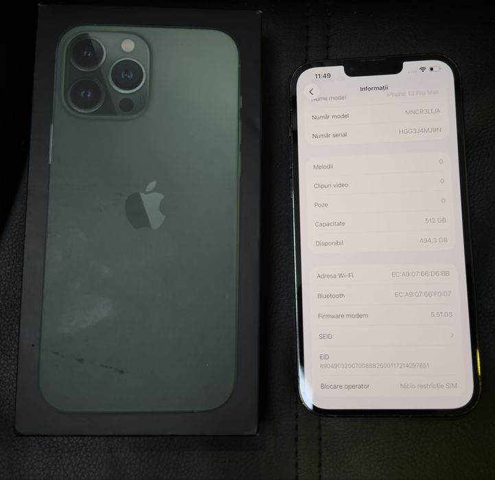 iPhone 13 Pro Max Alpine Green, 512 GB, 84%