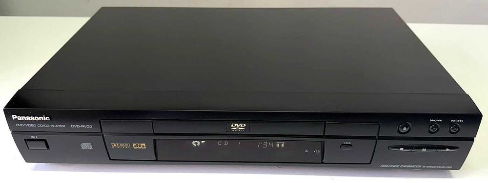 RARITATE Panasonic DVD-RV20 Gold Edit Japan Audiophile pt Amplificator