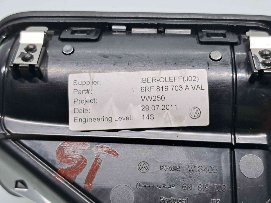 Grila aerisire stanga Volkswagen Polo (6R) [Fabr 2009-2016] 6RF819703