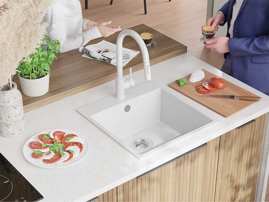 САМО 119е Кухненска Мивка от гранит модел РИГА XXL 430 x 500 mm