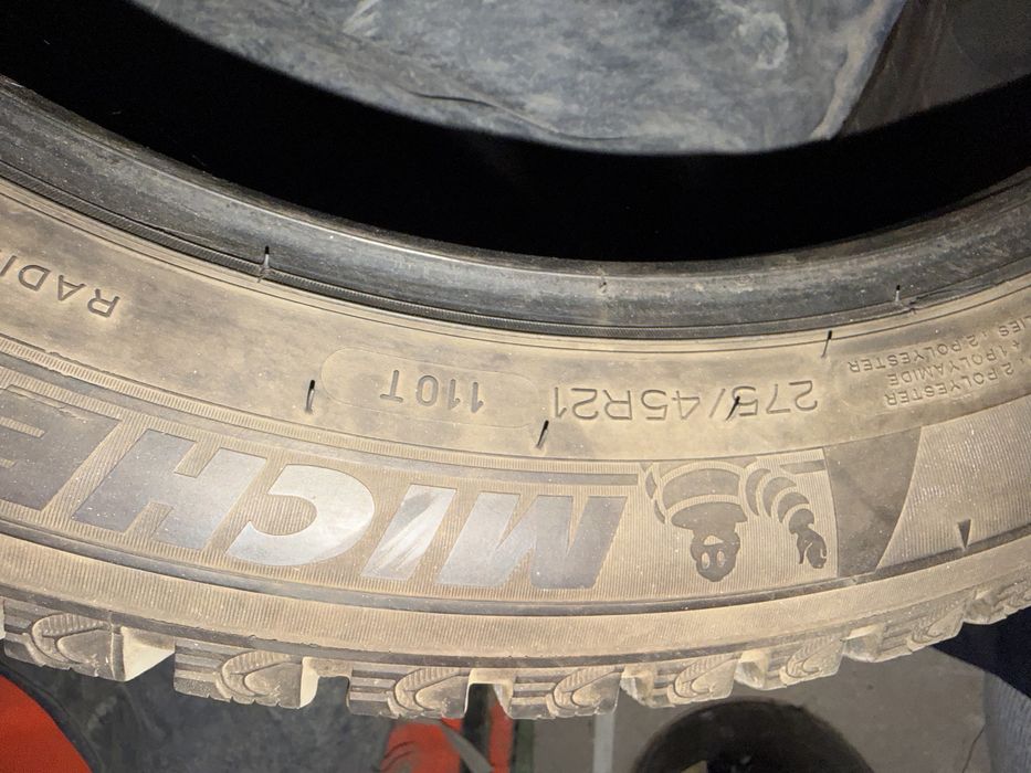 Зимние шины Michelin 275/45/21