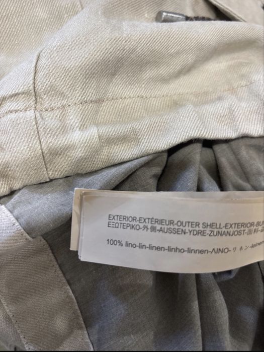 Massimo Dutti 100% ленен тренч
