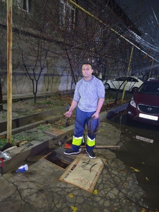 Kanalizatsiya tozalash xizmati 24/7