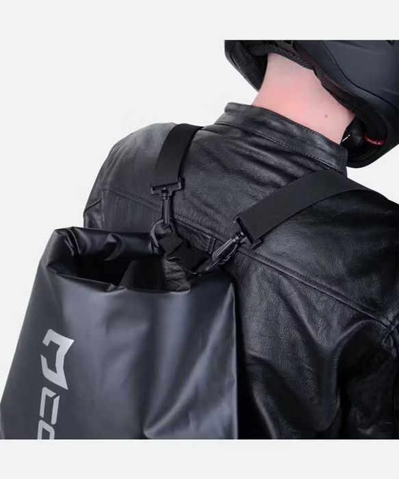 Rucsac moto Course 40l Waterproof - Negru (camping, moto, Roll-Top)