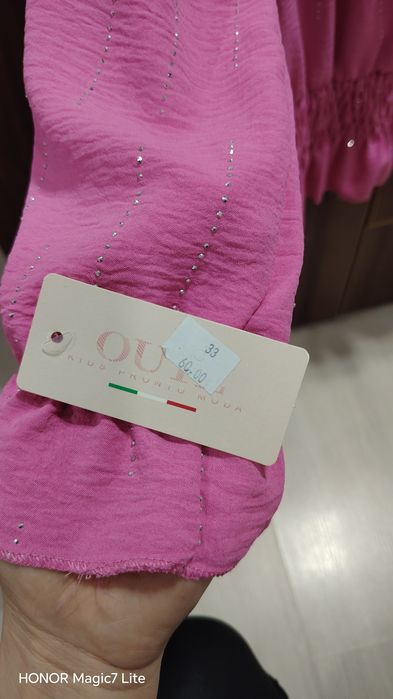 Bluză roz pentru domnișoare, nouă cu etichetă