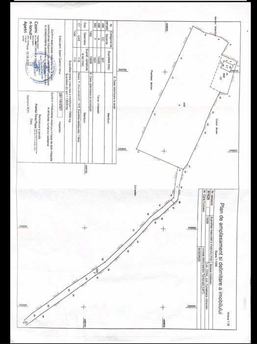 Teren + Clădire în sat Chitid