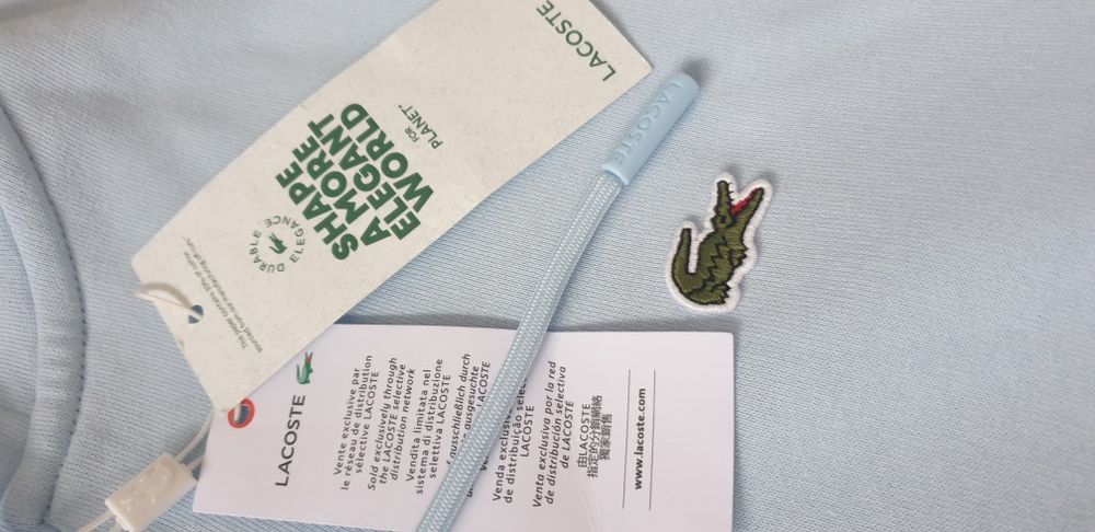 Lacoste Classic Fit Full Zip Hoodie 4 - M НОВО! ОРИГИНАЛ! Суичър  с ця