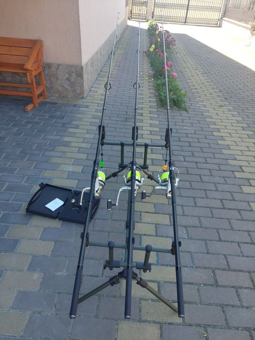 Set complet crap: carp zpom, spro, ryobi, carp expert