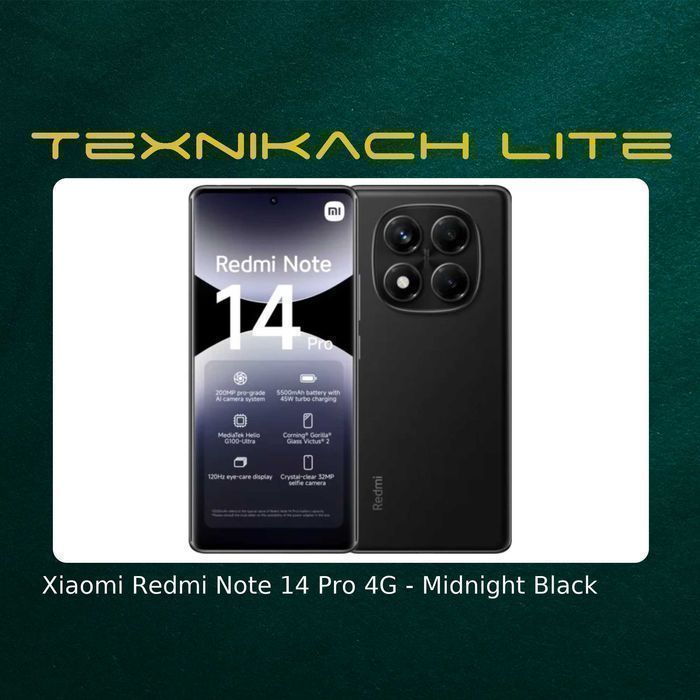 Новый! Xiaomi Redmi Note 14 Pro 4G • Доставка Бесплатно