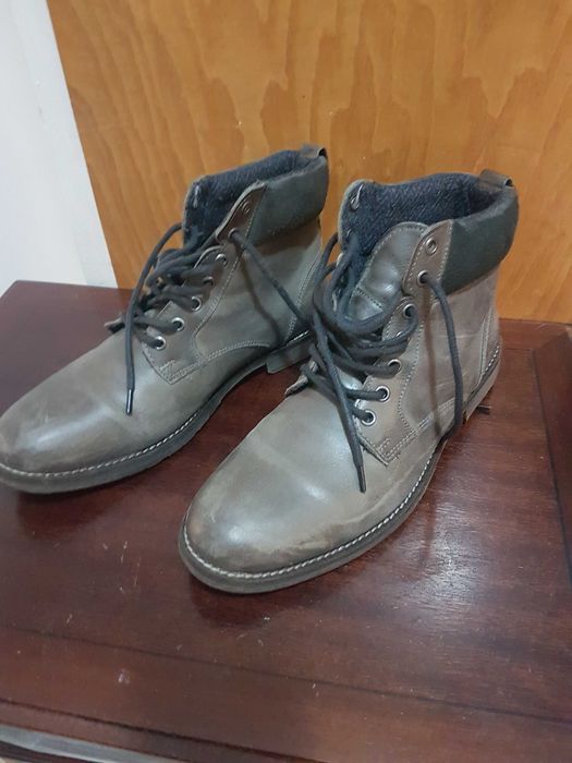 Мъжки зимни обувки.Topman. естествено кожа.