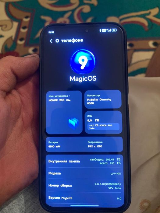 Хонор200 лайт 256гб, 5ж