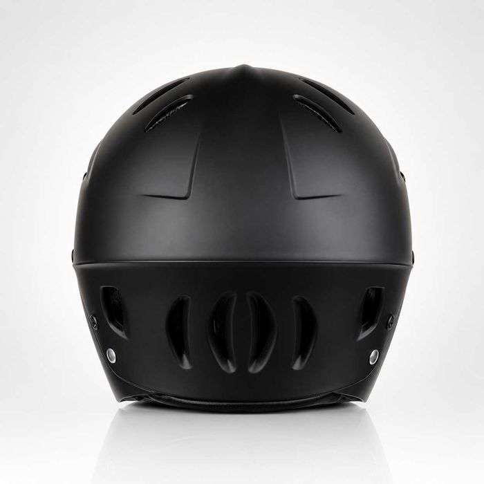 Кросова каска DOWNHILL Full Face, Матово черна, EN Сертификат, Размер S/M