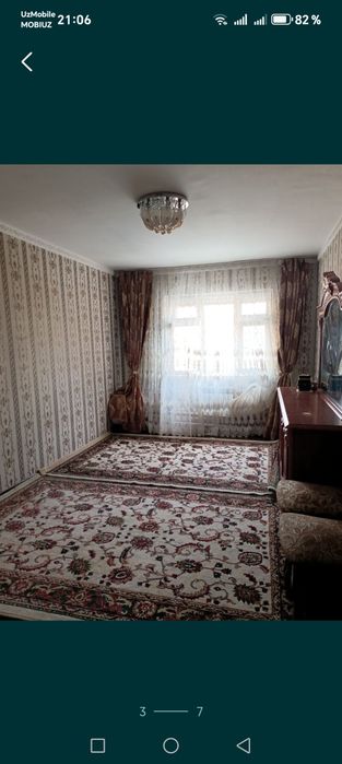 Янгихает тумани (сергели) 8-худуд квартира сотилади 3хонали 4-этаж гиш