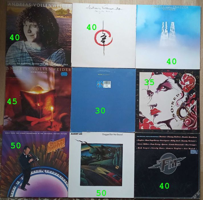 discuri vinil maxi-singles, albume LP si singles 7" / 45rpm