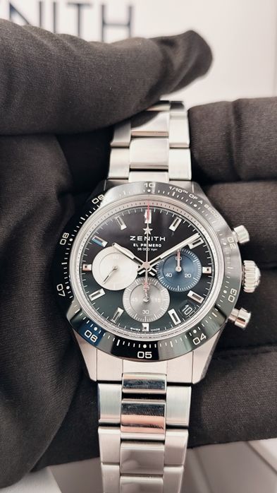 Zenith Chronomaster Sport Black (2025) • Пълен комплект + 2030 +каишка