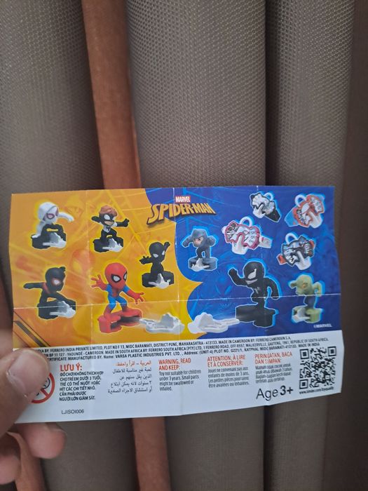 Kinder spider man Киндер человек паук