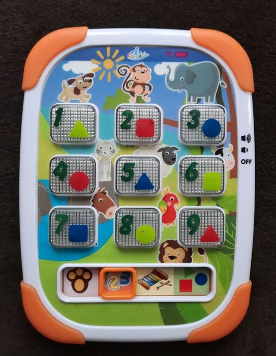 Tabletă- jucărie educațională, interactivă, în lb.engleză, +9 luni