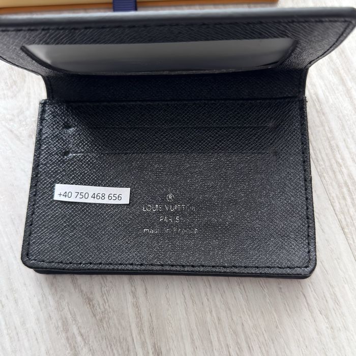 Card Holder Louis Vuitton Negru