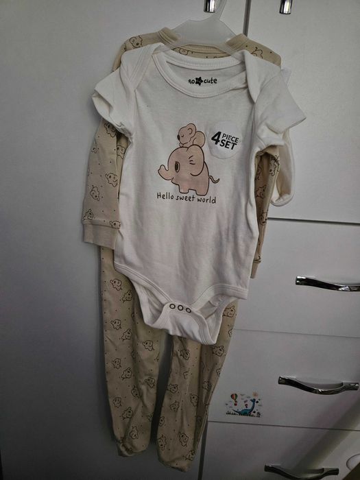 Set 4 piese nou, marimea 80