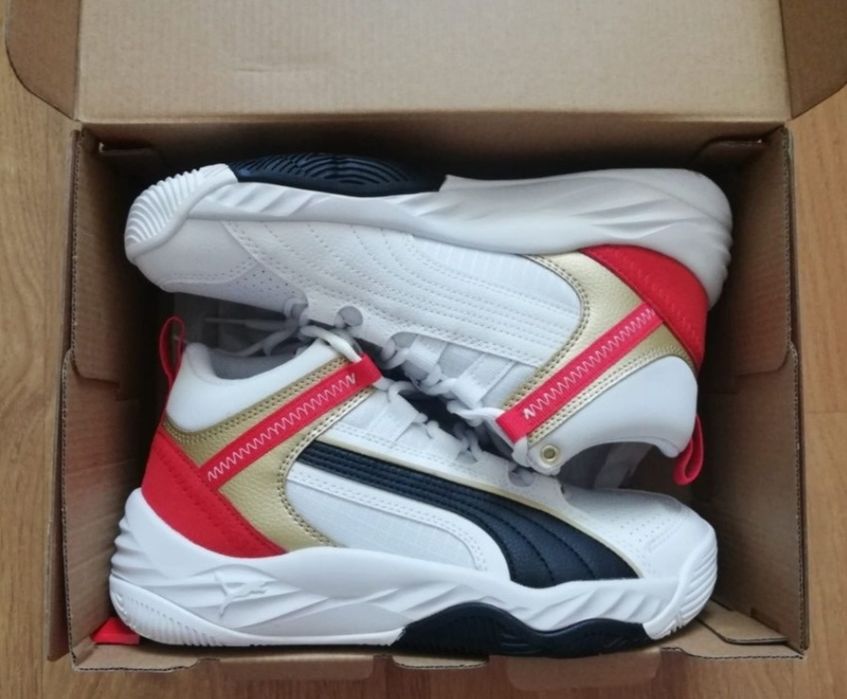 Puma Rebound Future Evo, albi, unisex, mar. 37.5- 38 talpa Soft Foam