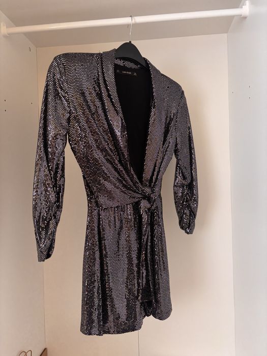 Официален сребрист гащеризон ZARA