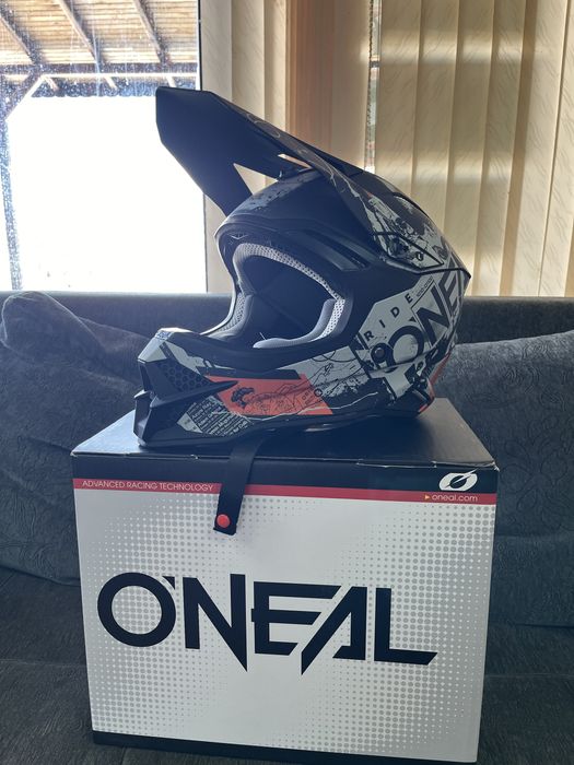 ТОП ЦЕНА Мотокрос каска O’neal 3SRS V.22 BLACK/GRAY/ORANGE