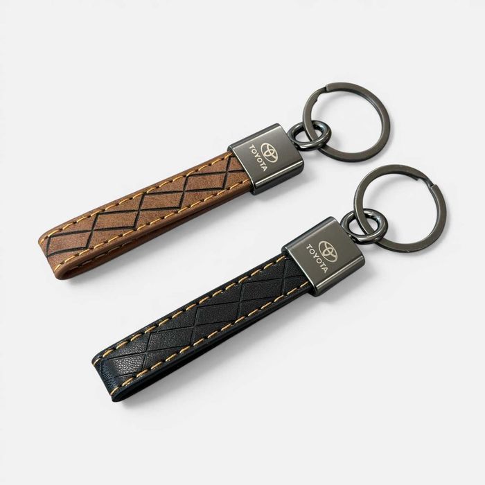 Луксозен кожен ключодържател Toyota / Тойота – елегантен дизайн