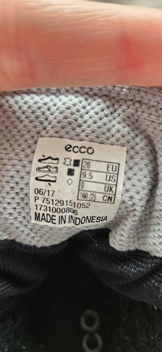 Детски ботуши Ecco, размер 26 + подарък