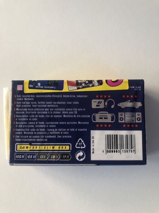 Casete audio basf philps