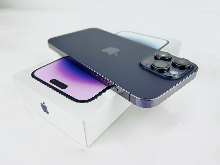Apple iPhone 14 Pro 128GB Deep Purple USA Перфектен Гаранция!