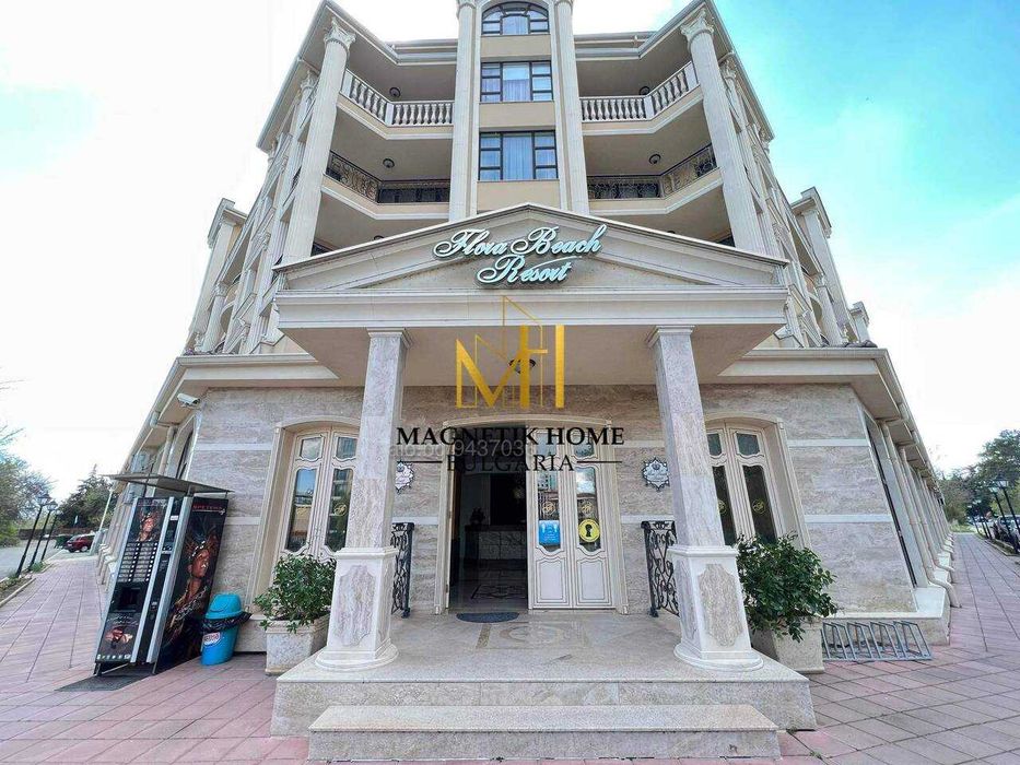 Уникален двустаен апартамент в затворен комплекс ”Flora Beach”, Pomor