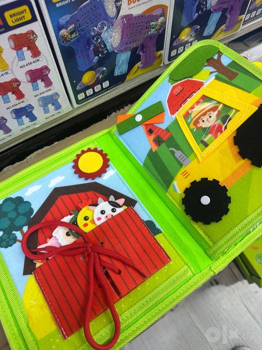 Farm book bolalarni aqlini rivojlantiruvchi oʻyinli kitob
