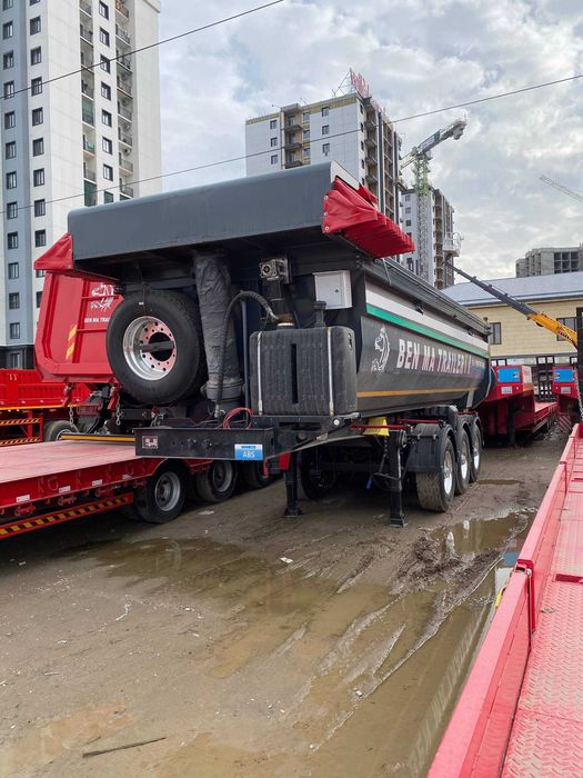 Tanar yarimtirkama, Тонар, полуприцеп, samostval