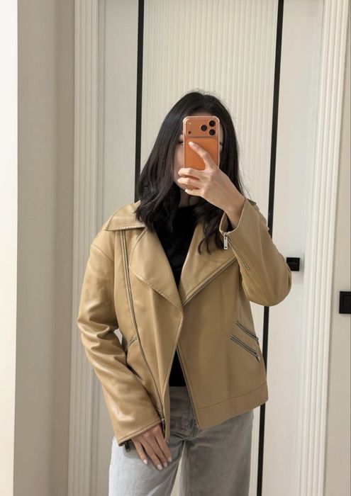 Кожаная куртка lichi