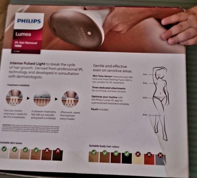 ФОТОЕПИЛАТОР Philips lumea