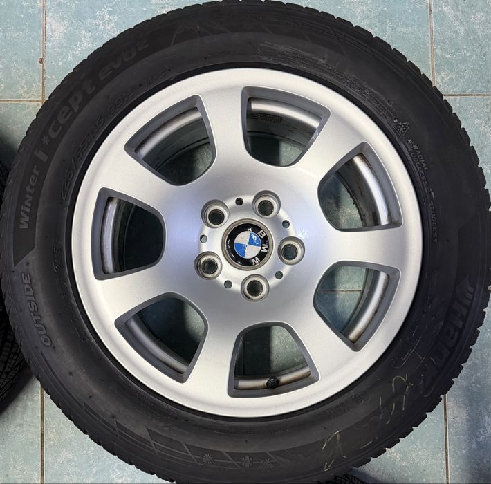 Jante aliaj R16 BMW E60 E90 anvelope 225/55/16 iarna Hankook
