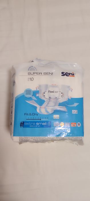 Подгузники Seni Extra для взрослых XS, М новые