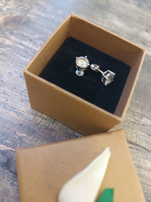Продам серёжки серебро