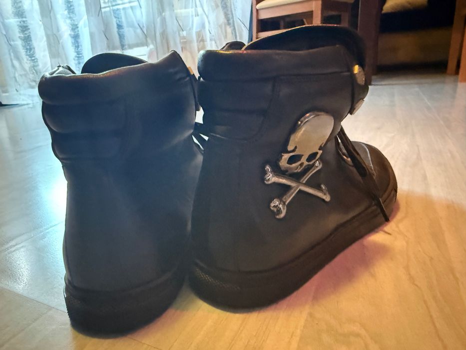 Мъжки кожени кецове Philipp Plein
