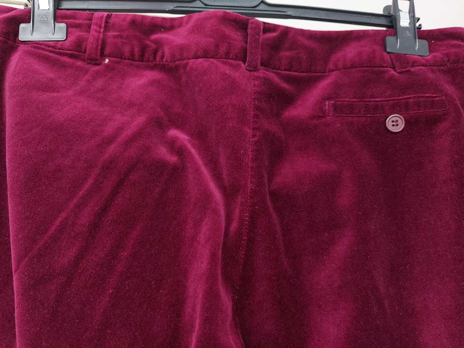 Pantalon de catifea visiniu