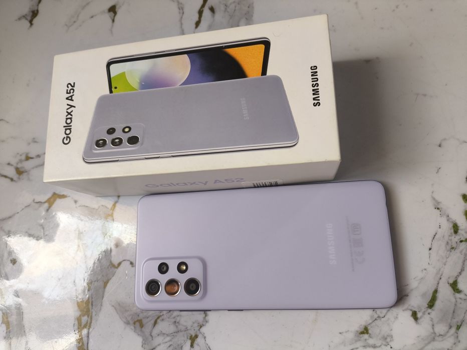 SAMSUNG A52 4/128/Violet/amoled/новый/коробка/ред
