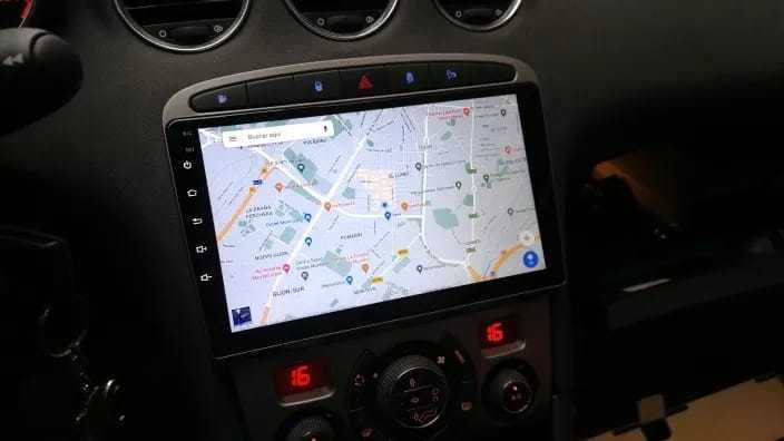 Navigatie Android Peugeot 308 Waze YouTube GPS USB casetofon