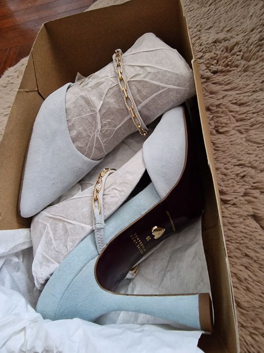 Mules Tamaris cu toc